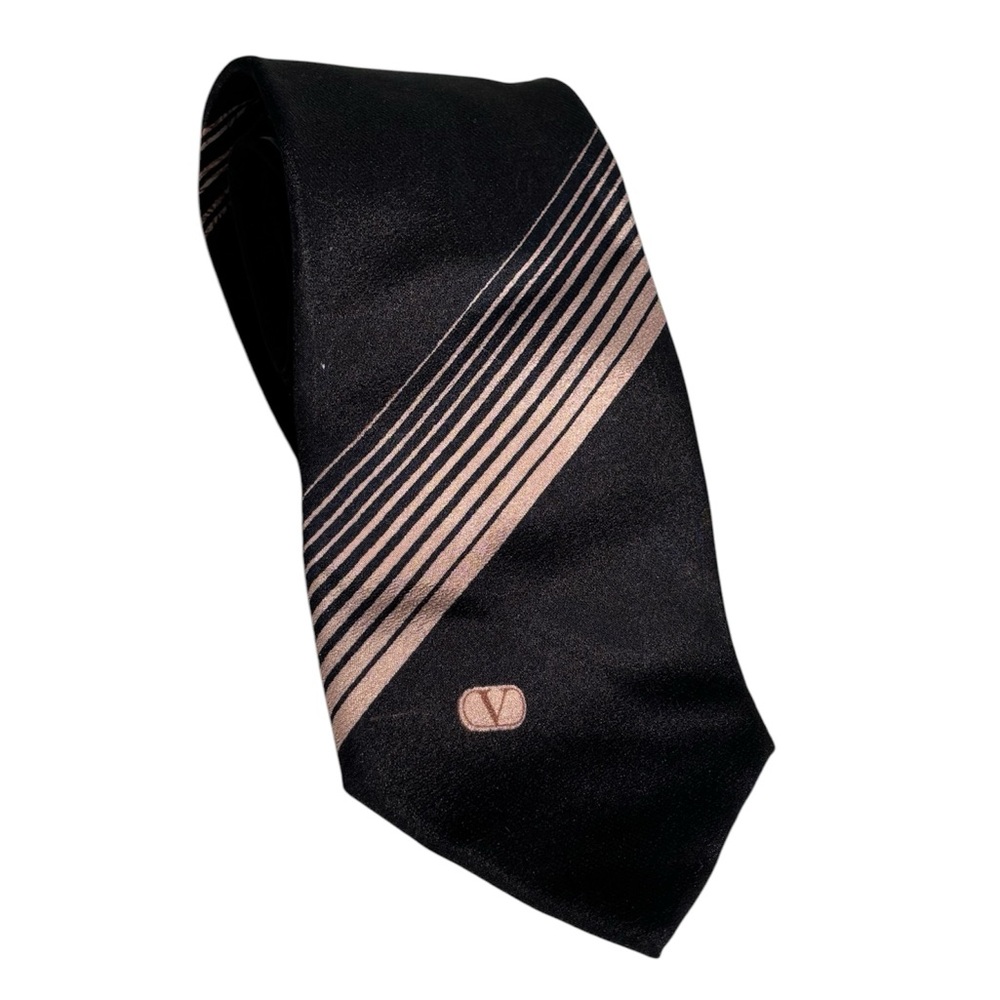 VALENTINO // Cravatte Vtg 100% Silk Tie Made in Italy